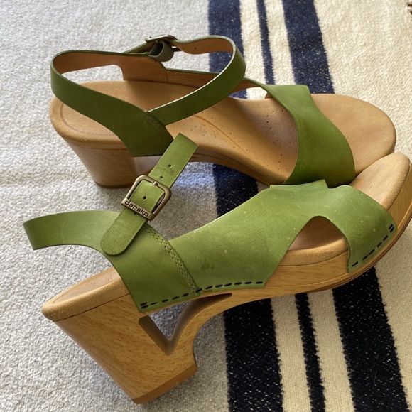 Dansko Shoes - Dansko Tasha leather sandal heel 40